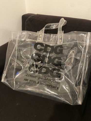 Gucci x comme des garcons tote plastic clear hot sale