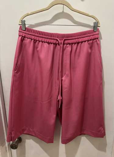 Lanvin Lanvin Pink Embroidered Shorts