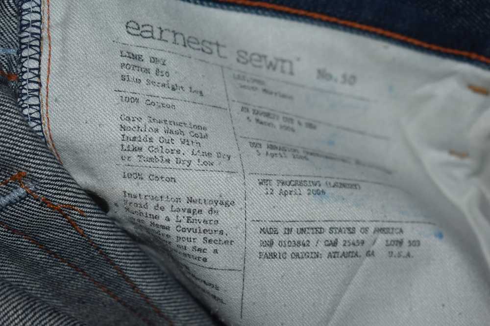 Earnest Sewn × Japanese Brand × Jean Vintage earn… - image 6