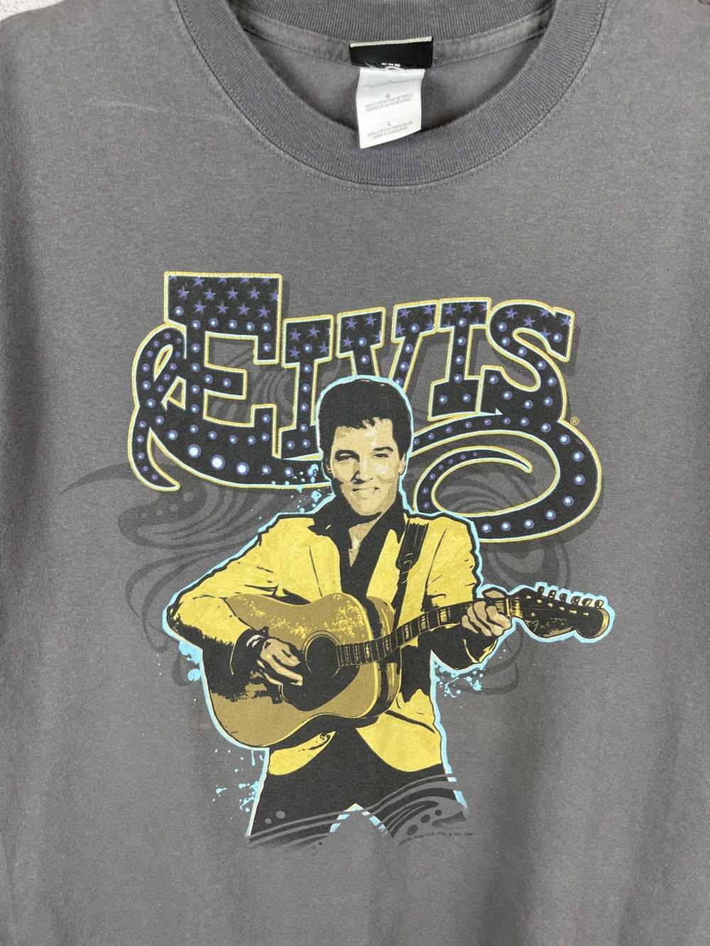 Band Tees × Liquid Blue × Vintage Elvis Presley L… - image 3