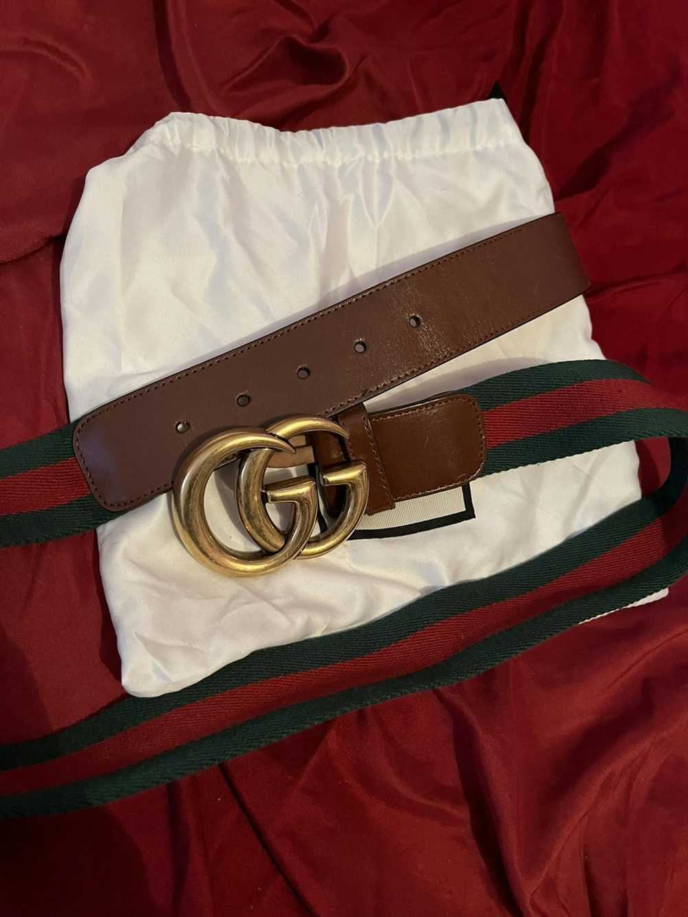 Gucci GG belt with Double G buckle - image 2