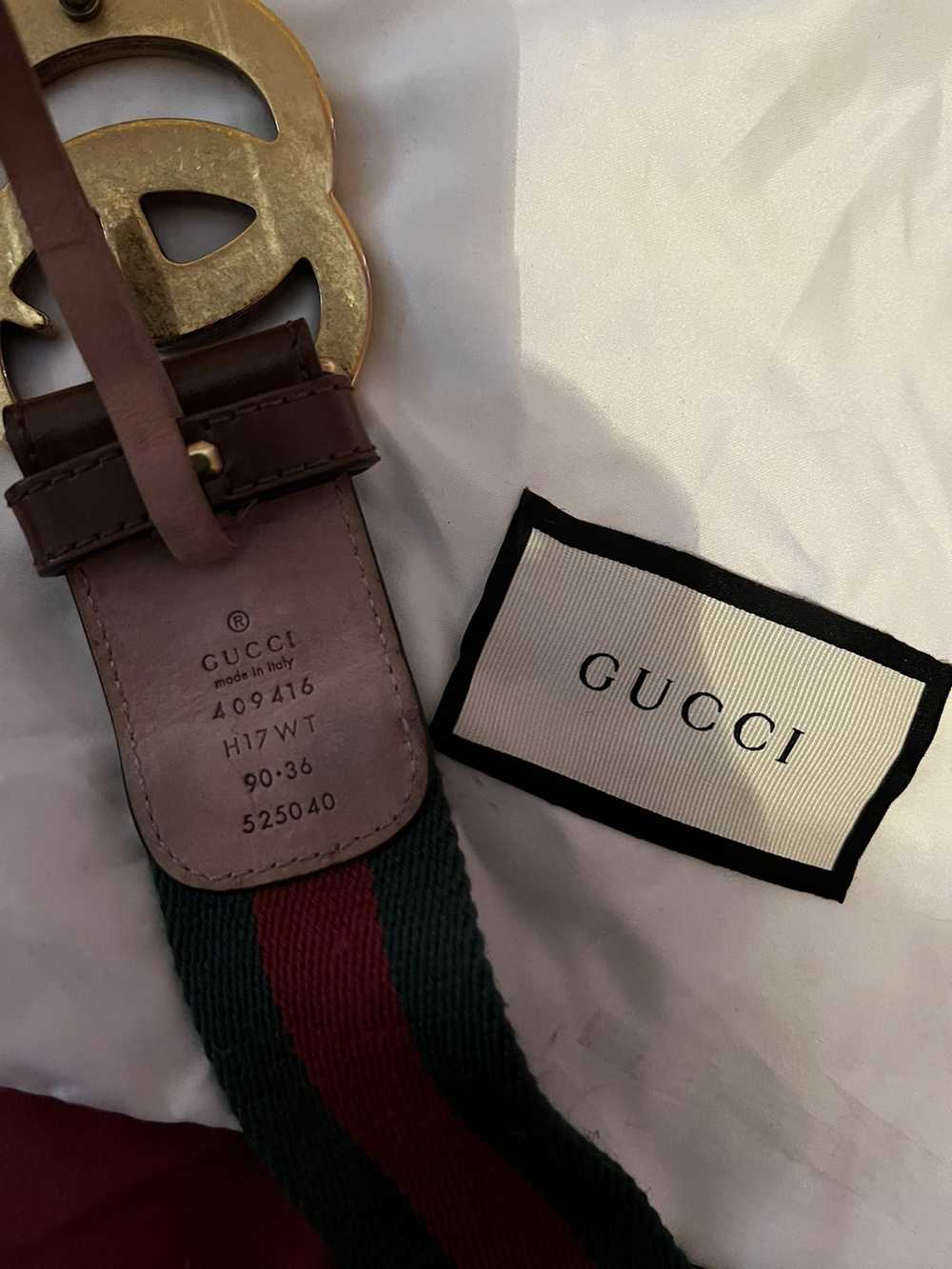 Gucci GG belt with Double G buckle - image 3