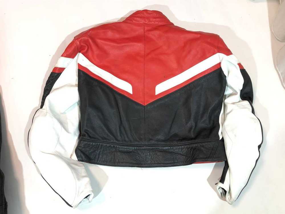 Leather Jacket × MOTO × Racing Harro Germany Leat… - image 12