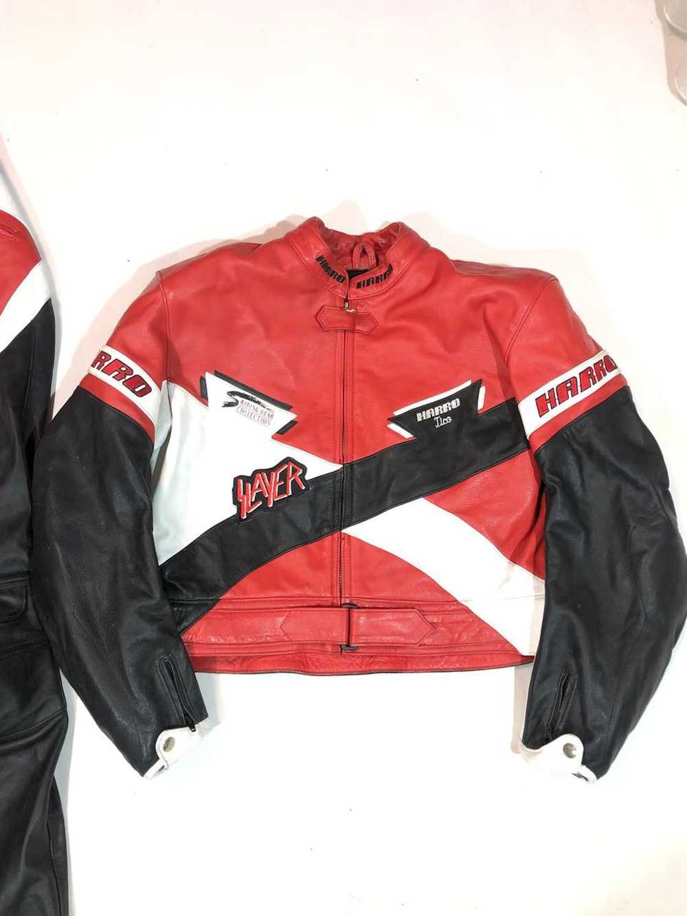 Leather Jacket × MOTO × Racing Harro Germany Leat… - image 2