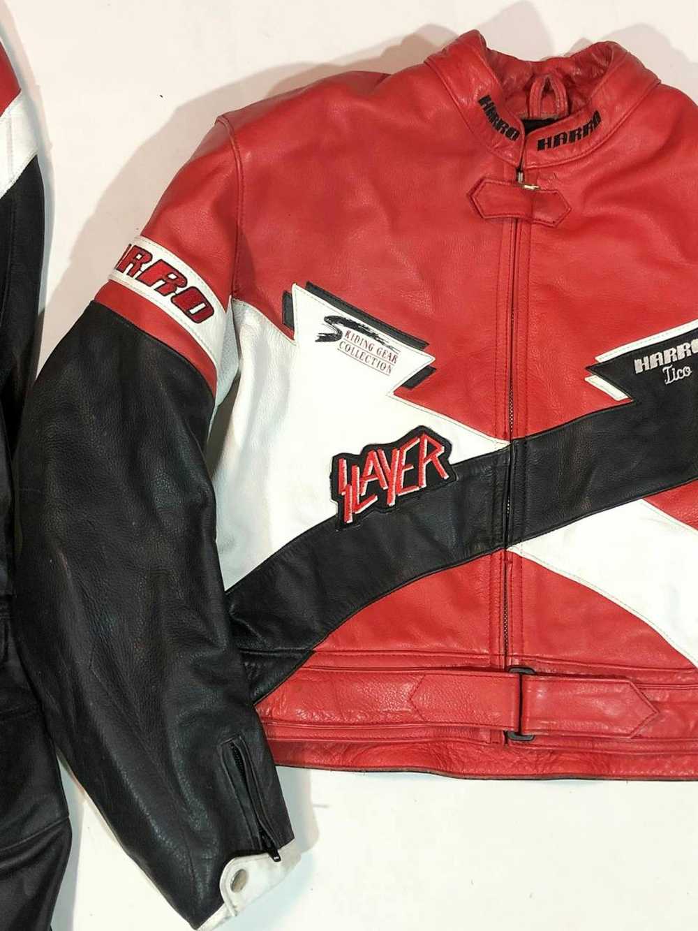 Leather Jacket × MOTO × Racing Harro Germany Leat… - image 4