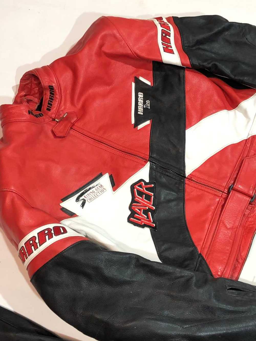 Leather Jacket × MOTO × Racing Harro Germany Leat… - image 7