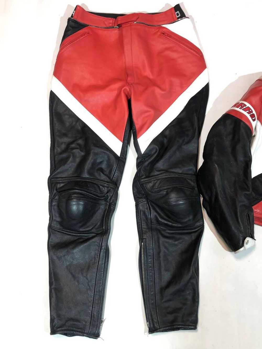 Leather Jacket × MOTO × Racing Harro Germany Leat… - image 8