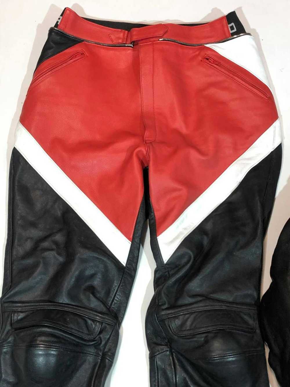 Leather Jacket × MOTO × Racing Harro Germany Leat… - image 9