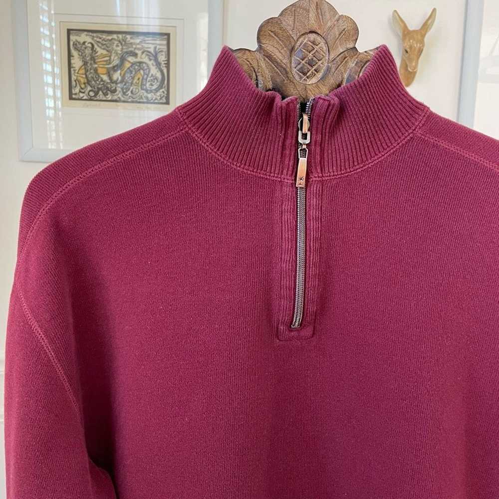 Tommy Bahama Tommy Bahama Reversible Burgundy Gre… - image 2