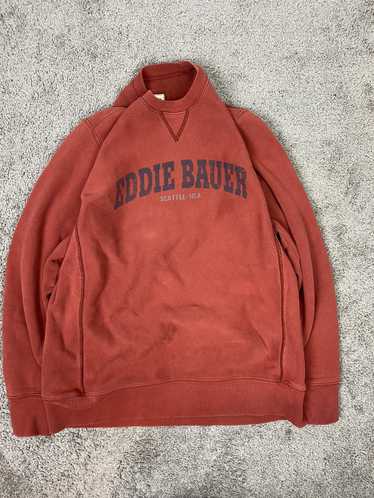 Eddie Bauer × Streetwear × Vintage Red eddie bauer
