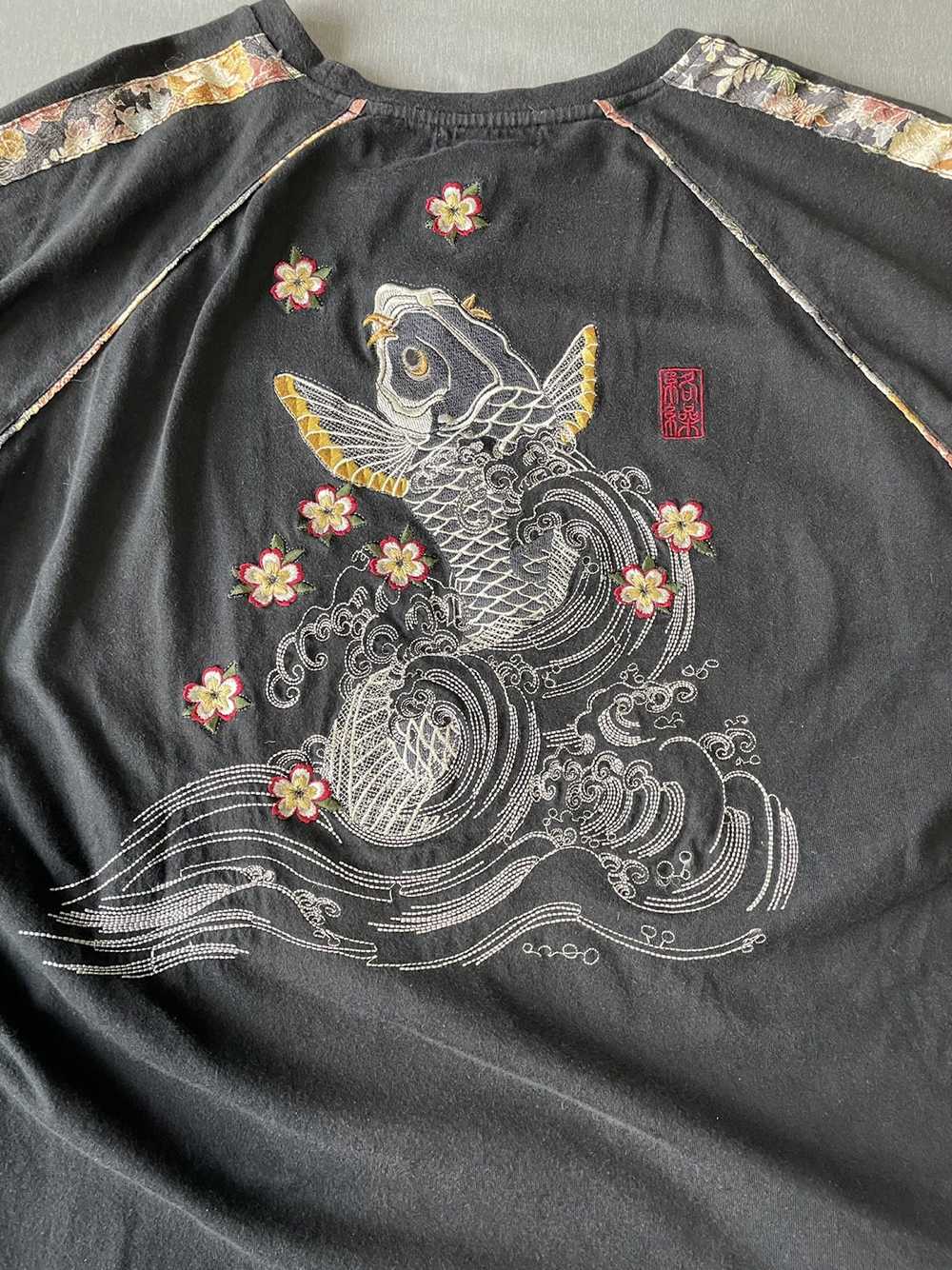 Japanese Brand × Sukajan T Shirts × Vintage Karak… - image 3