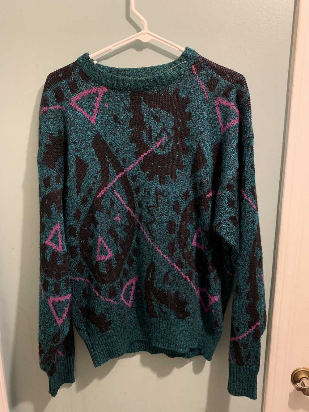 Streetwear × Vintage Vintage Abstract sweater - image 1