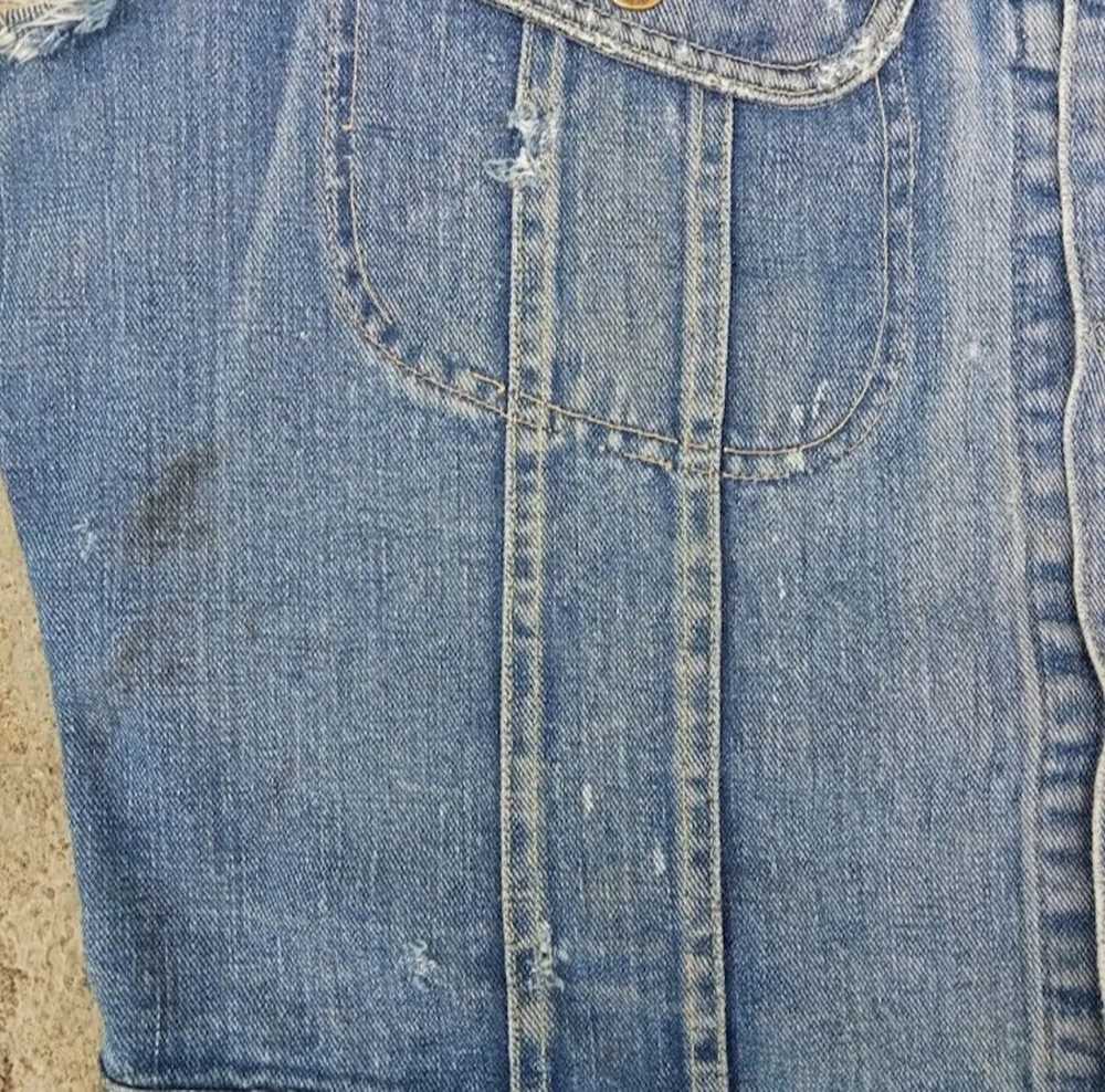 Denim Jacket × Distressed Denim × Lee Vintage 70s… - image 2