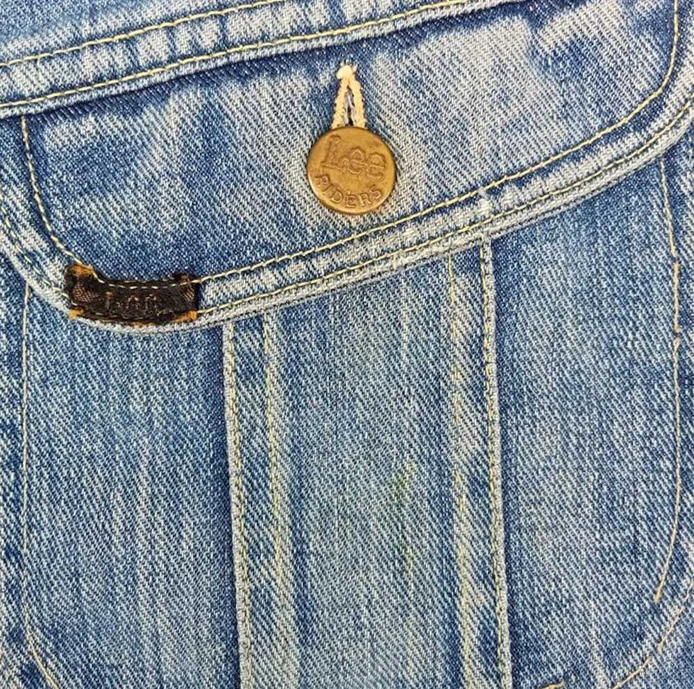 Denim Jacket × Distressed Denim × Lee Vintage 70s… - image 3