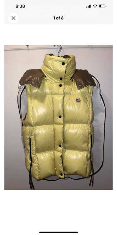 Moncler New glossy vest with hood