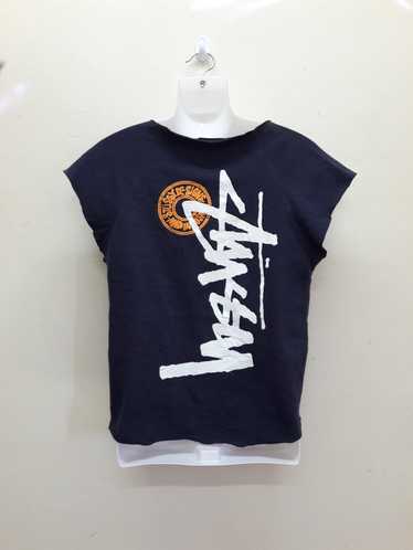 Custom Stussy Sleeveless big Logo Custom skate Str