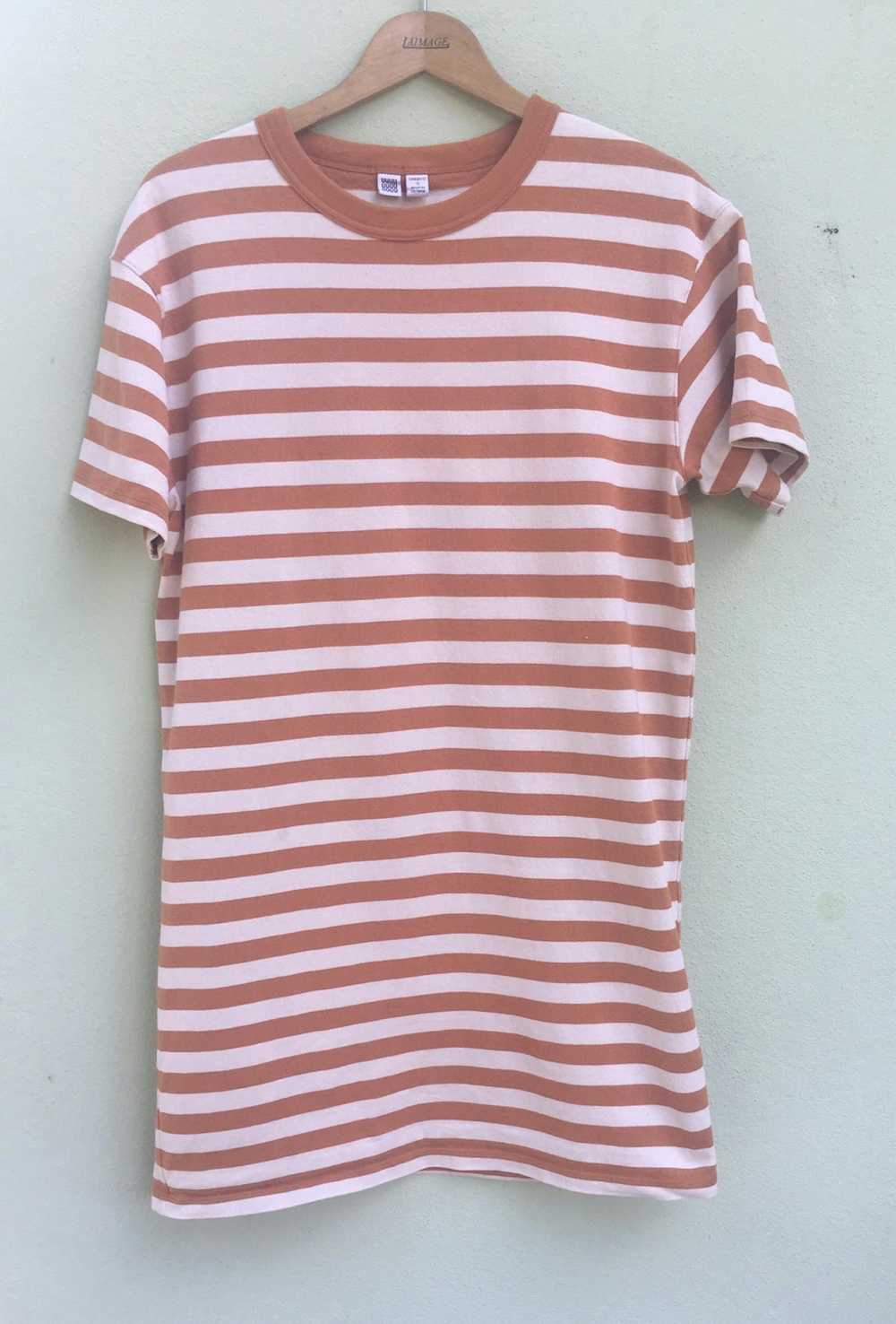 Japanese Brand × Uniqlo Uniqlo U Stripe Overshirt - image 2