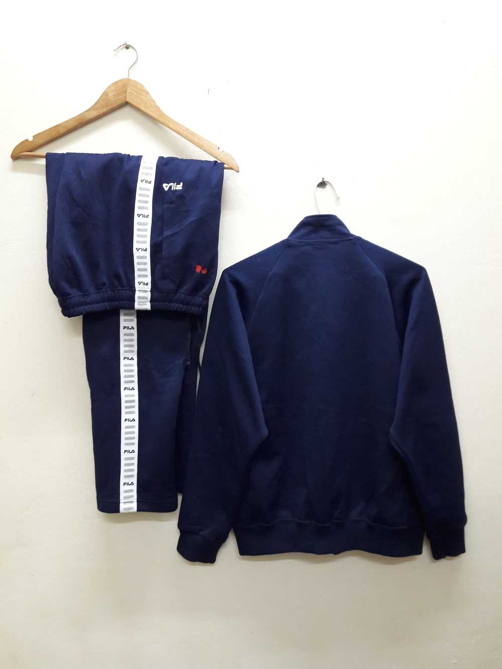 Fila × Vintage Fila TrackSuit jacket Athletic Pan… - image 2