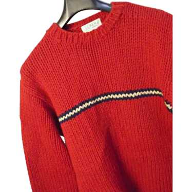 J Crew Mens Handknit 100% Wool Chunky Sweater
