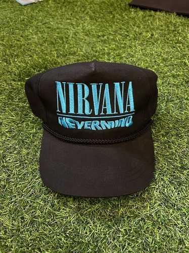 帽子 vintage 90s NIRVANA NEVERMIND Promo cap 1990s Nirvana Nevermind promo hat Classic 90s Nirvana hat