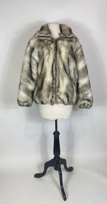 1970s - 1980s Gloria Vanderbilt Faux Fox Fur Coat