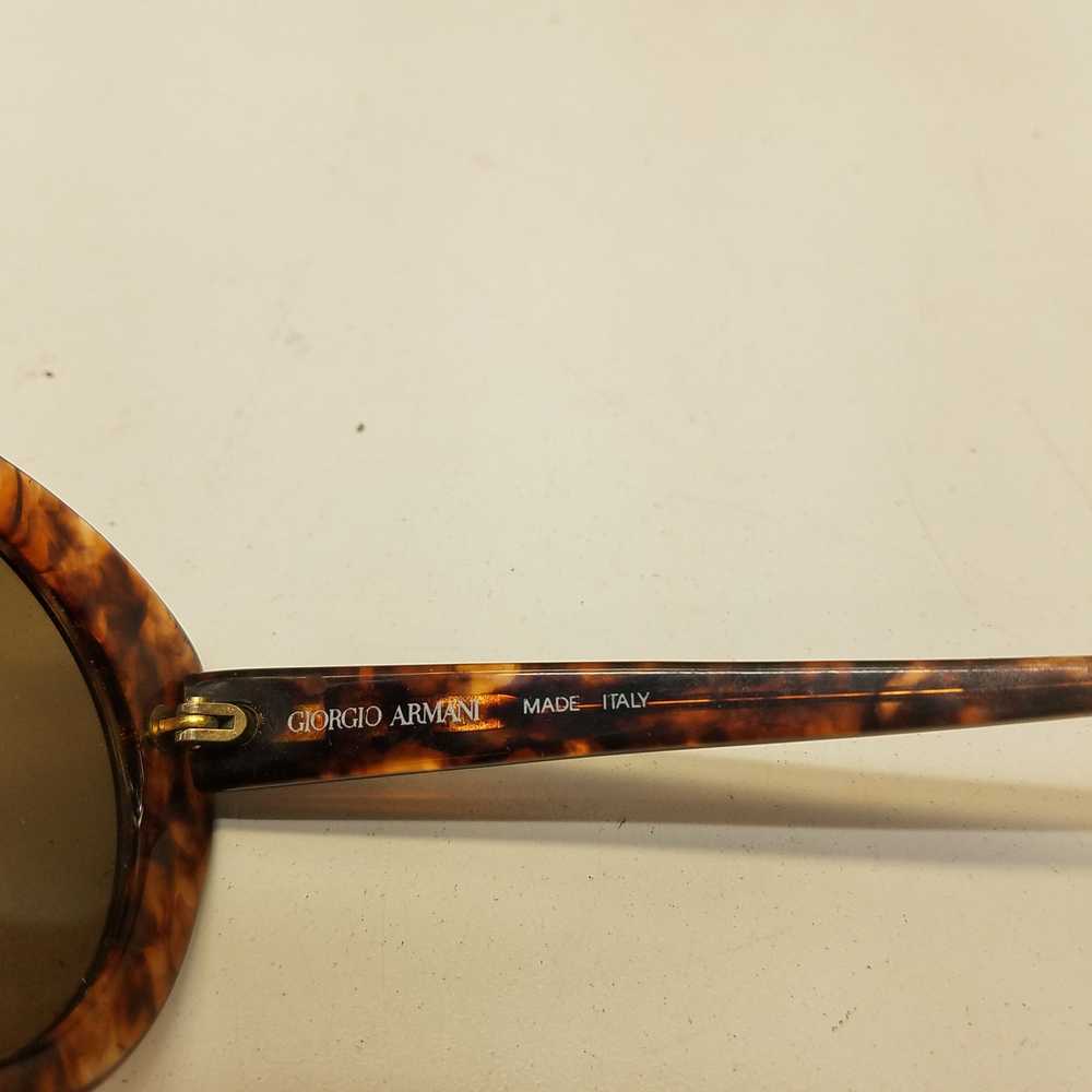 Giorgio Armani Tortoise Oval Sunglasses - image 7