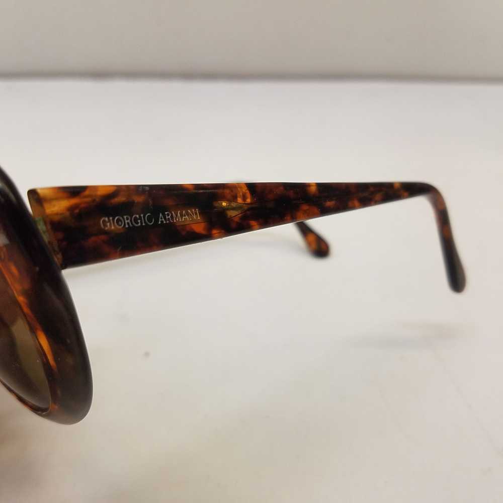 Giorgio Armani Tortoise Oval Sunglasses - image 8