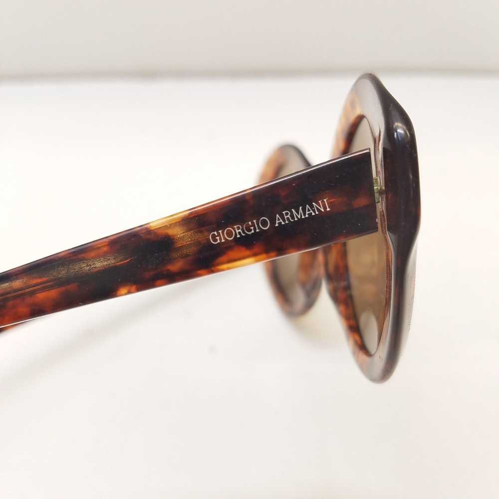 Giorgio Armani Tortoise Oval Sunglasses - image 9