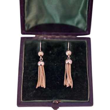 Antique 12ct Tassel Earrings