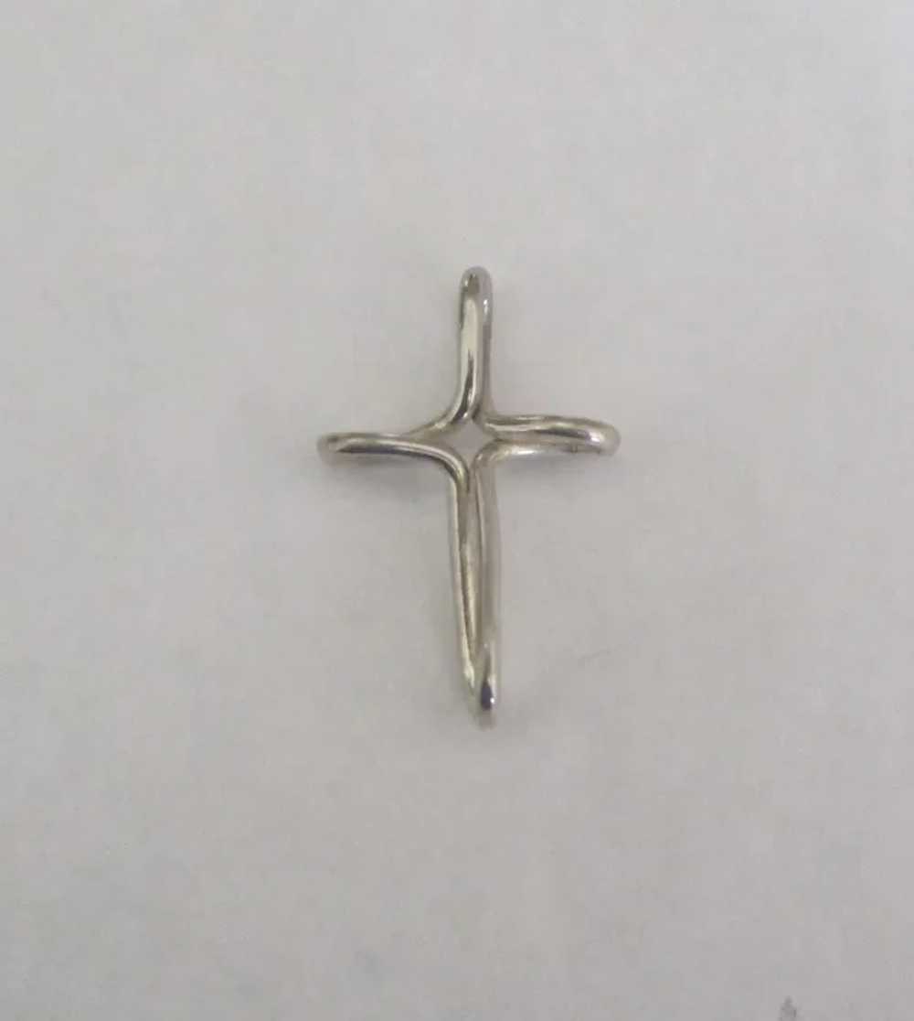 Tiffany & Co. Elsa Peretti Sterling Infinity Cross - image 2