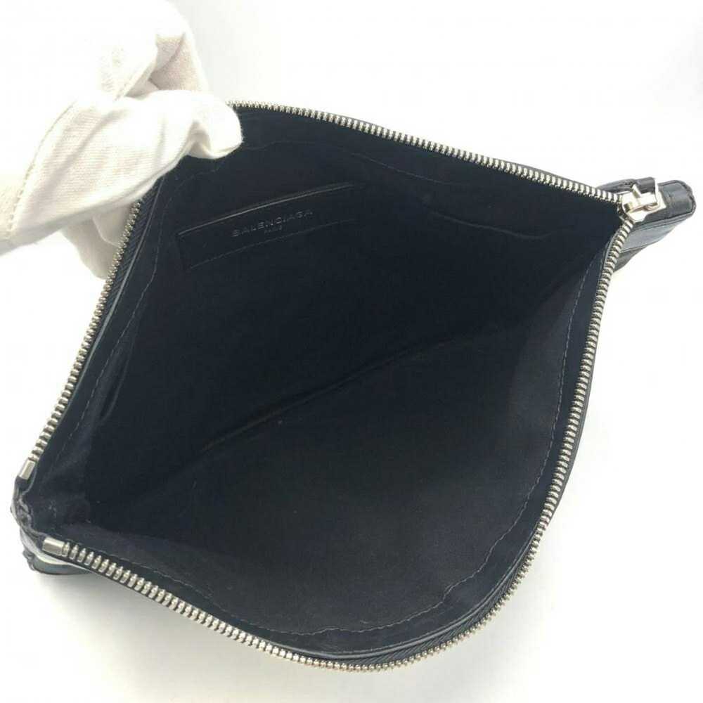 Balenciaga BALENCIAGA Canvas Clutch Bag Black Whi… - image 4