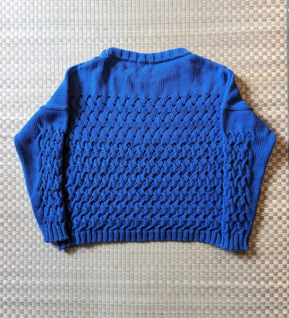 Malo Malo Cotton Blend Knit Cropped Sweater Made … - image 2