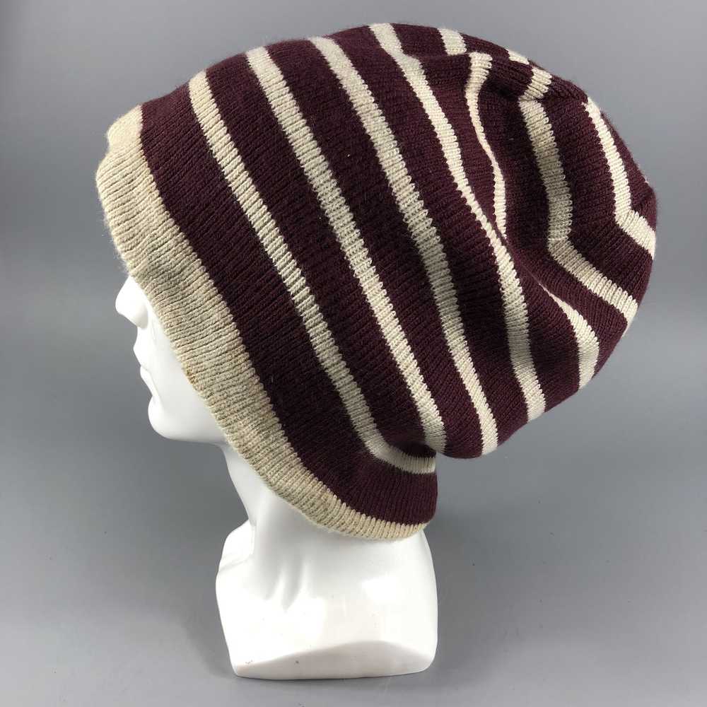 Japanese Brand × Vintage Rage Blue Stripe Beanie … - image 2