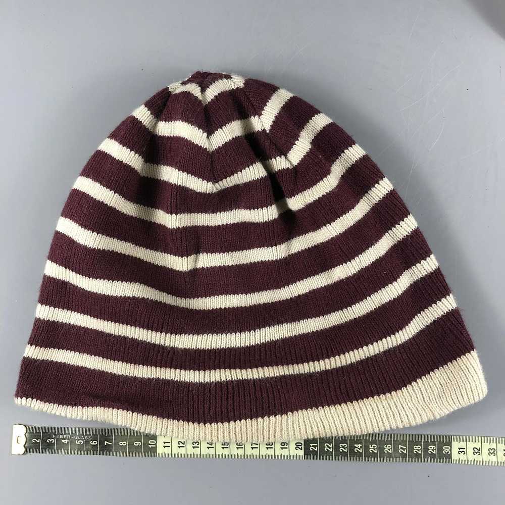 Japanese Brand × Vintage Rage Blue Stripe Beanie … - image 4