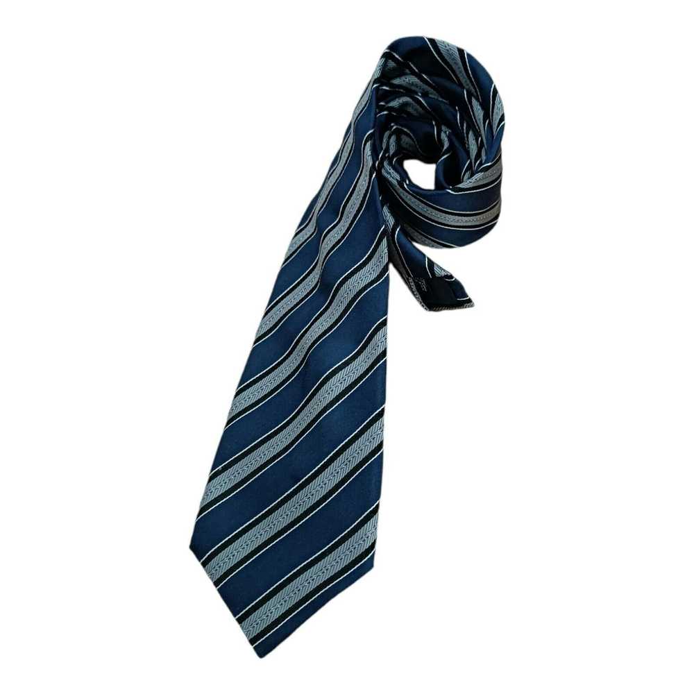 Canali CANALI Striped Silk Tie ITALY 62"/ 3.7" EC - image 3