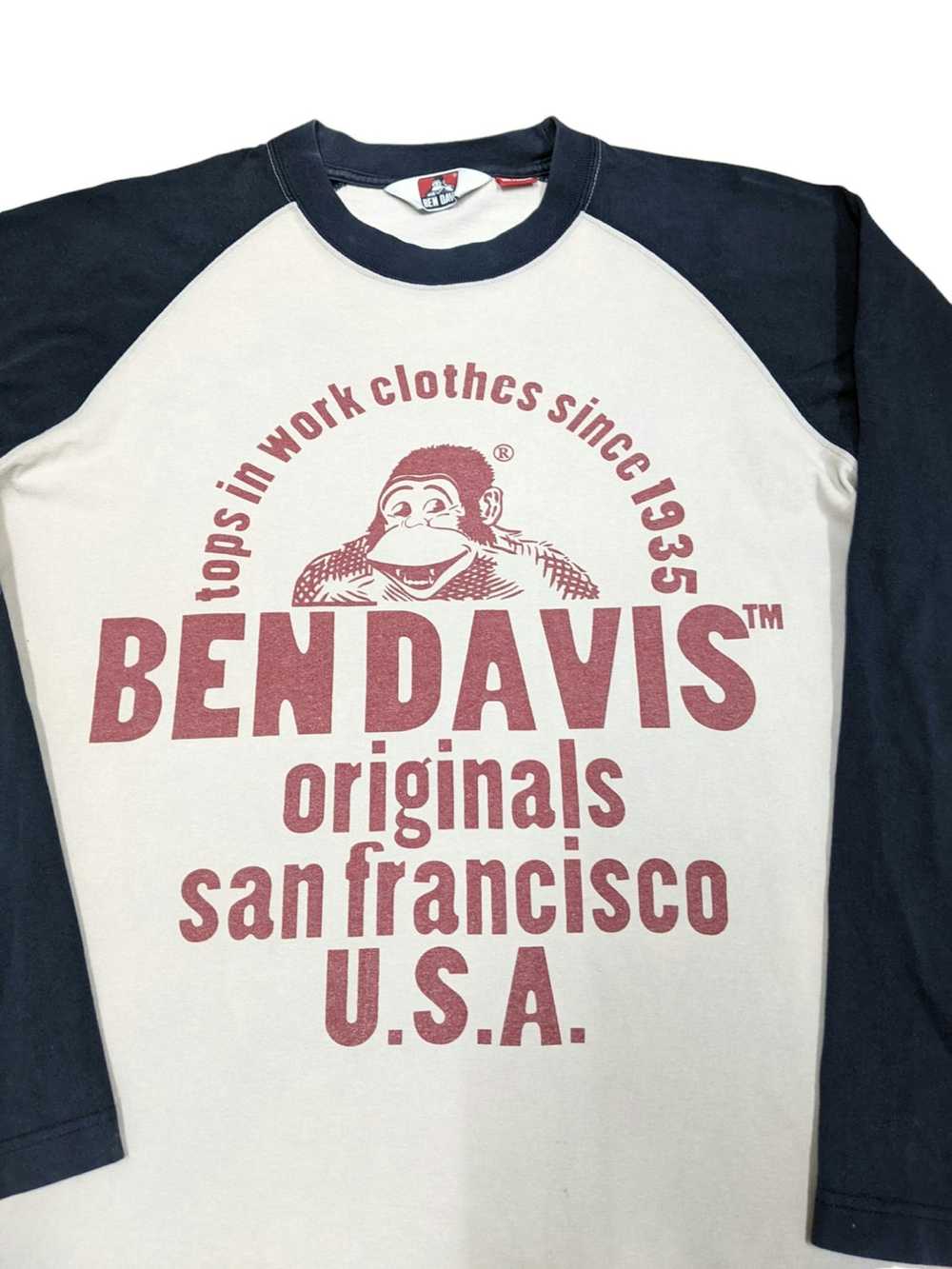 Ben Davis × Streetwear Vtg Ben Davis Raglan Tshirt - image 3