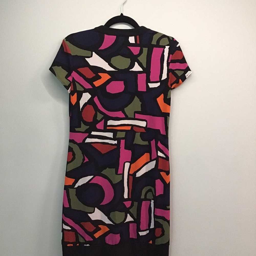 Vintage 60s Abstract Dress Short - image 3