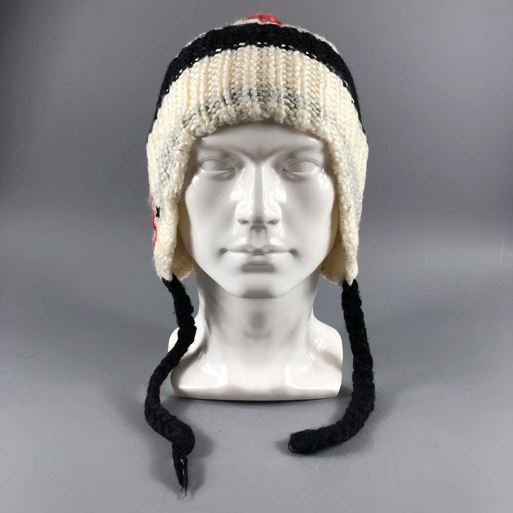 Burton × Vintage Burton Hats Earflap Beanie Croch… - image 1