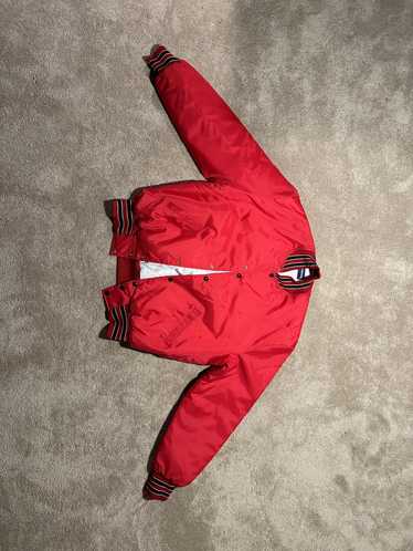 Holloway Holloway Satin Jacket - Size L Red