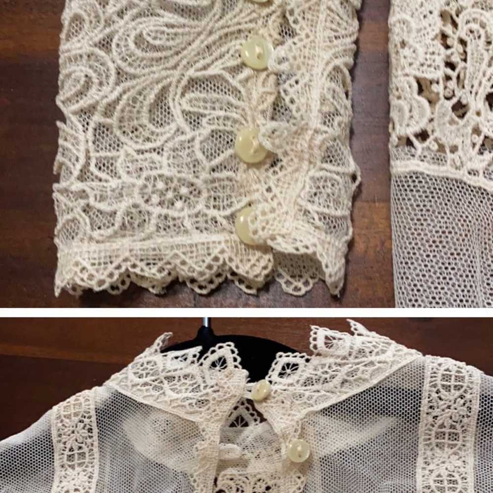 Couture Vintage Lace Gibson Girl Edwardian Cyreld… - image 7