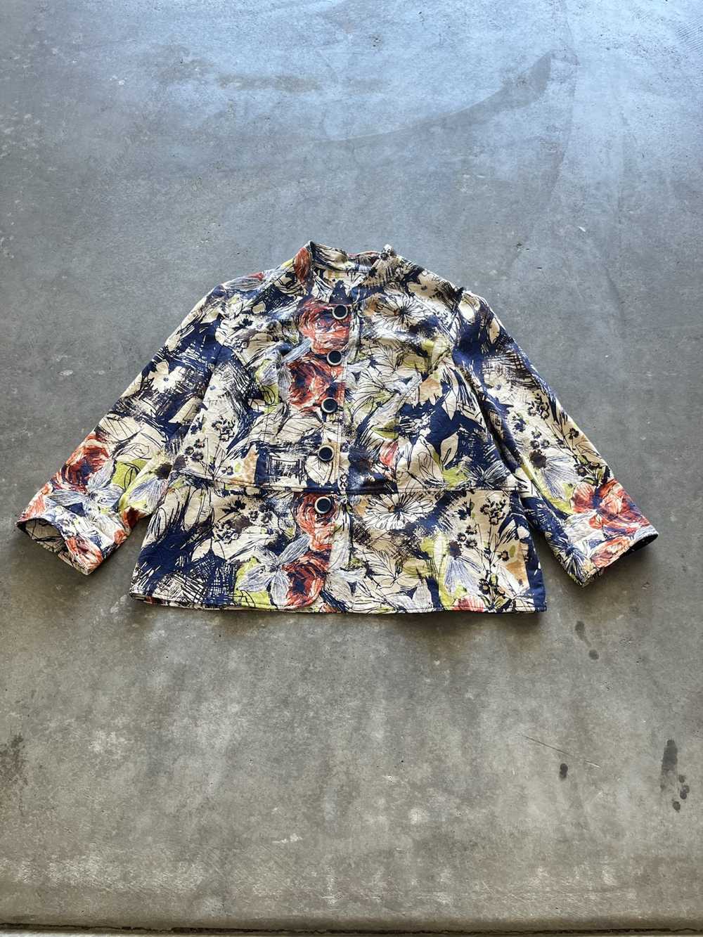 Japanese Brand × Vintage Vintage 90s Japanese Flo… - image 2