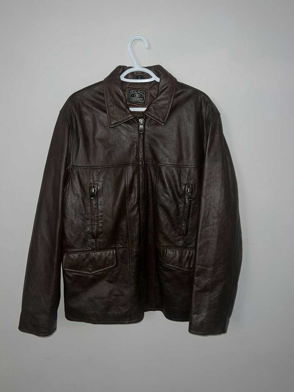 Lucky Brand Vintage Leather Jacket (Rare) - Gem