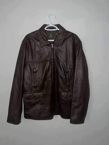 Lucky Brand Vintage Leather Jacket (Rare)