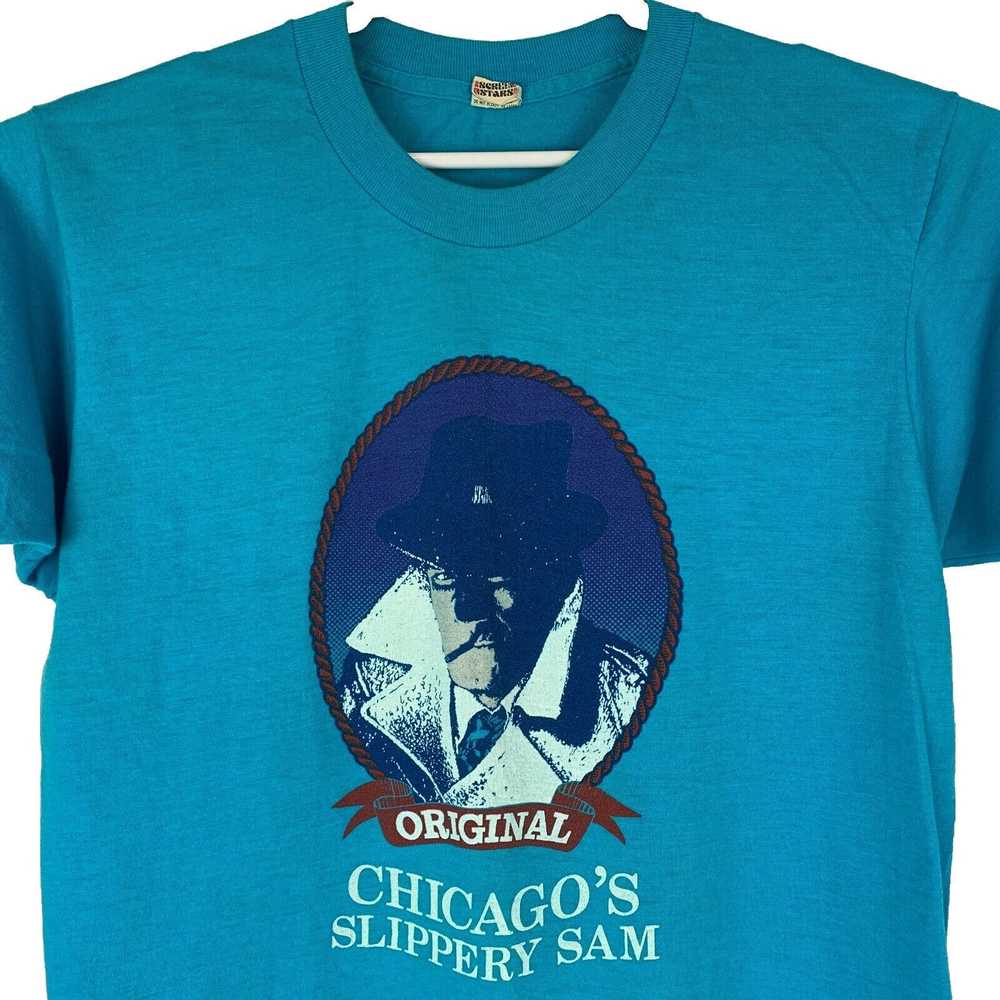 Screen Stars Chicago Slippery Sam Vintage 80s T S… - image 1
