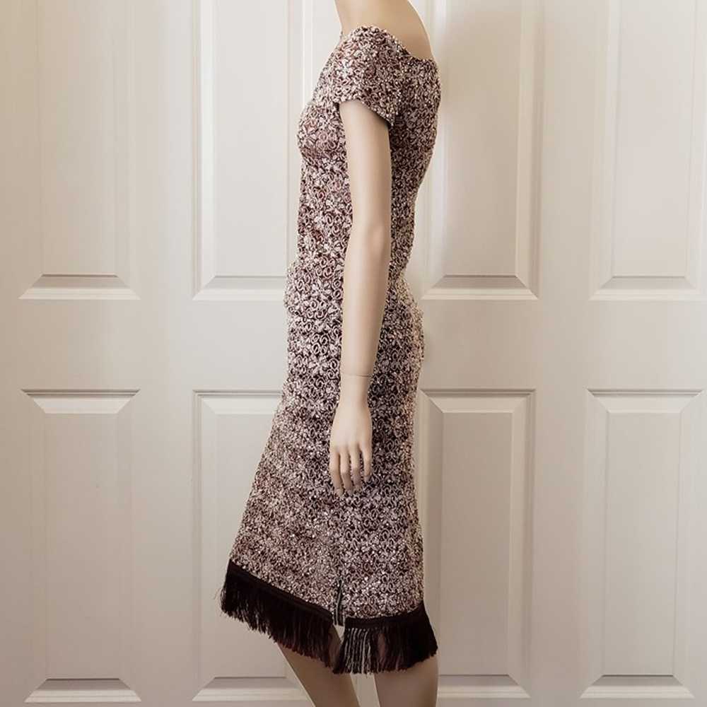 Soprano Vintage Lace Fringe 2pc Skirt Outfit Set - image 3
