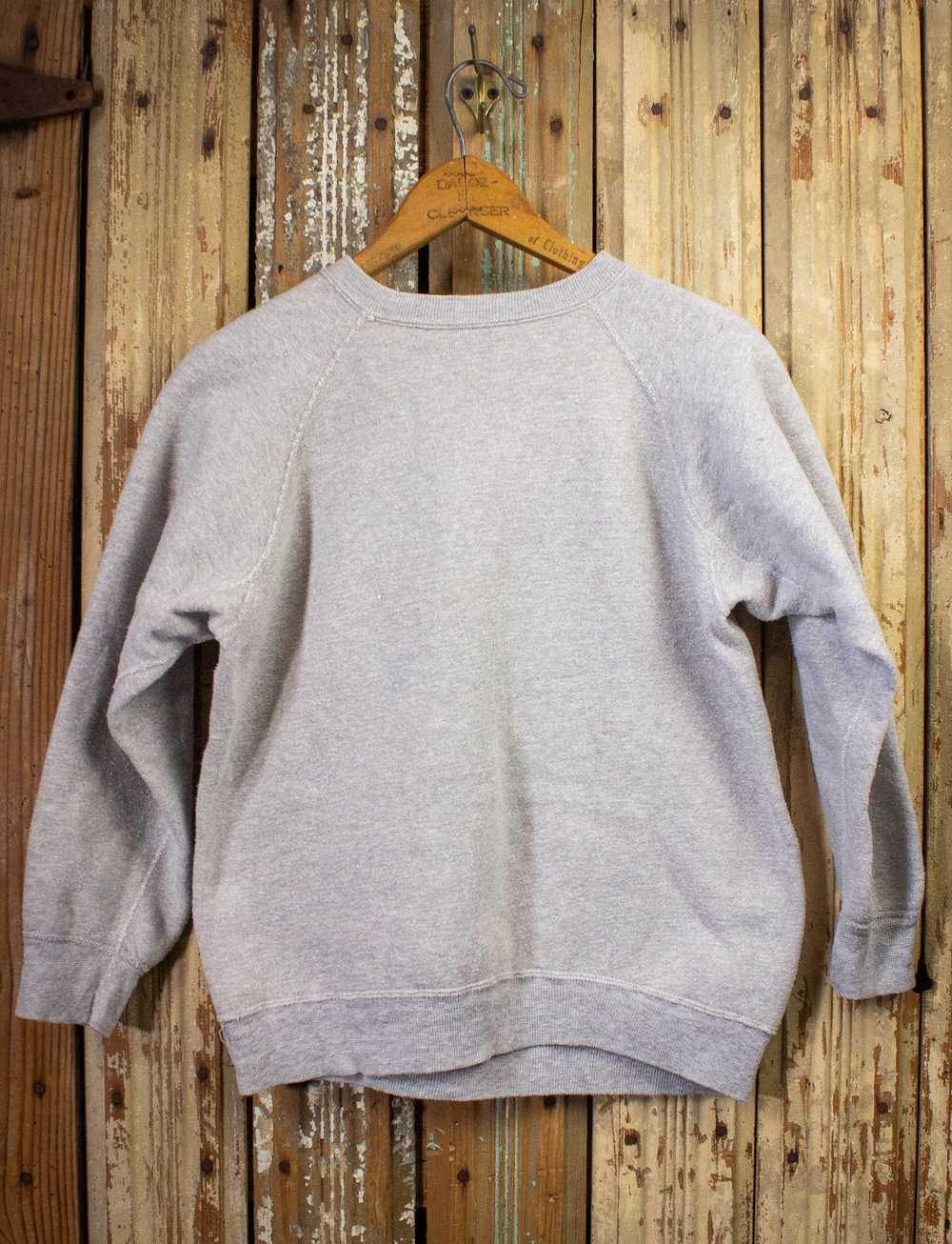 Vintage Vintage Blank Gray Crewneck Sweatshirt - image 2