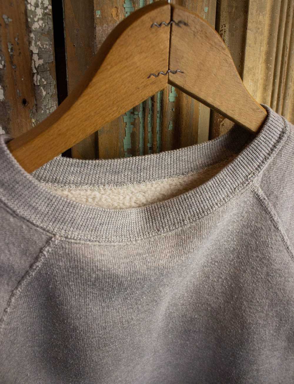 Vintage Vintage Blank Gray Crewneck Sweatshirt - image 3