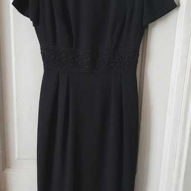 Vintage Donna Morgan Black Sheath Dress