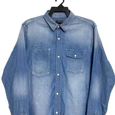 Stussy Stussy Denim Chambray Painter Shirt Fade - image 1