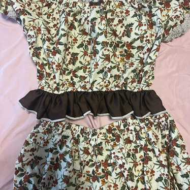 Floral Two Piece Outfit